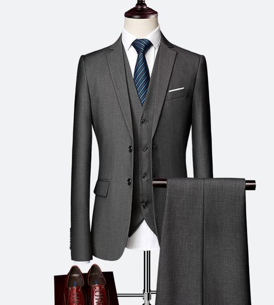 new fashion mens suits slim fit 2 button 3 pieces formal suit for wedding groom tuxedos prom party suit custom made men formal wea1190122, Black;gray
new fashion mens suits slim fit 2 button 3 pieces formal suit for wedding groom tuxedos prom party suit custom made men formal wea1190122, Black;gray