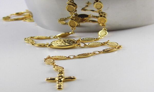 trendy style 22039039 gold stainless steel rosary necklace cross the oval link chain friends gifts jewelry never fade3009314, Silver
trendy style 22039039 gold stainless steel rosary necklace cross the oval link chain friends gifts jewelry never fade3009314, Silver