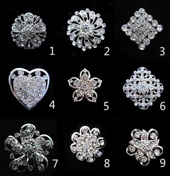 silver tone small flower brooch clear rhinestone crystal diamante party prom pins4418769, Gray
silver tone small flower brooch clear rhinestone crystal diamante party prom pins4418769, Gray