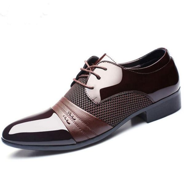 fashion men shoes classic luxury men leather shoes comfortable casual loafers lace up party wedding dress shoes, Black
fashion men shoes classic luxury men leather shoes comfortable casual loafers lace up party wedding dress shoes, Black