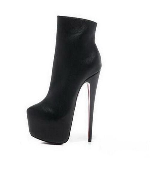 fashion ankle boots for women round toe black color suede stiletto platform booties ankle heel 16cm high heel pumps shoes for 6975497
fashion ankle boots for women round toe black color suede stiletto platform booties ankle heel 16cm high heel pumps shoes for 6975497