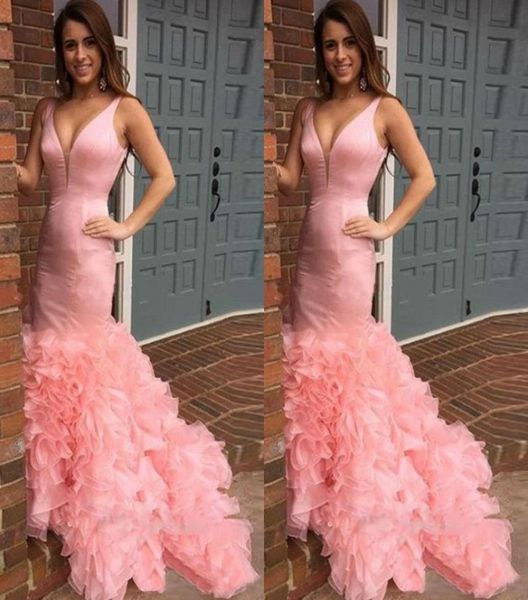 pink organza ruffles prom dresses deep v neck mermaid evening gowns cocktail formal party gowns7342266, Black
pink organza ruffles prom dresses deep v neck mermaid evening gowns cocktail formal party gowns7342266, Black
