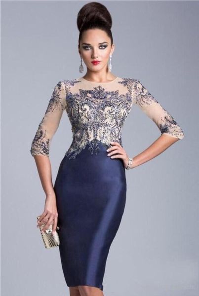sheath elegant mermaid jewel neckline tea length lace satin cocktail party dress with applique beading5067660, Black
sheath elegant mermaid jewel neckline tea length lace satin cocktail party dress with applique beading5067660, Black