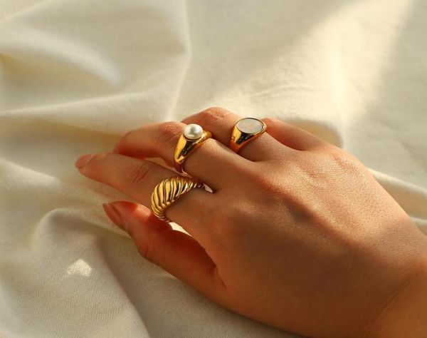 cluster rings croissant gold plated 316l stainless steel shell for women french vintage pearl waterproof jewelry3806893, Golden;silver
cluster rings croissant gold plated 316l stainless steel shell for women french vintage pearl waterproof jewelry3806893, Golden;silver