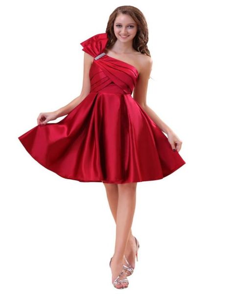 one shoulder bow knee length satin dress with zipper back red short homecoming dresses party dress gown4967154, Blue;red
one shoulder bow knee length satin dress with zipper back red short homecoming dresses party dress gown4967154, Blue;red