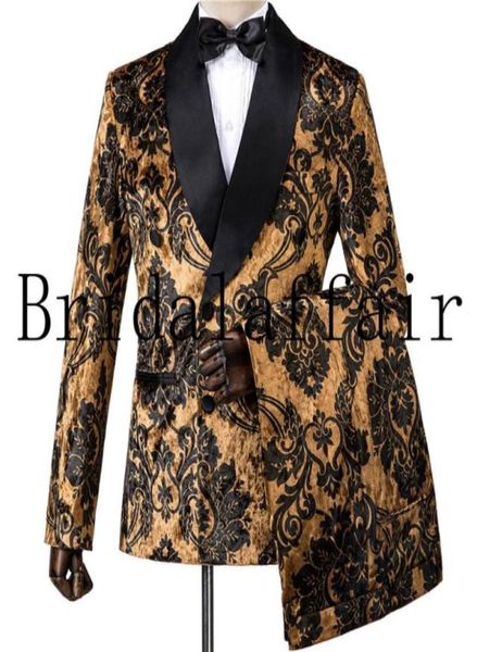 rich and royal velvet gold jacquard groom tuxedos shawl lapel groomsmen mens suits blazers jacketpantsvest81500241066395, Black;gray
rich and royal velvet gold jacquard groom tuxedos shawl lapel groomsmen mens suits blazers jacketpantsvest81500241066395, Black;gray