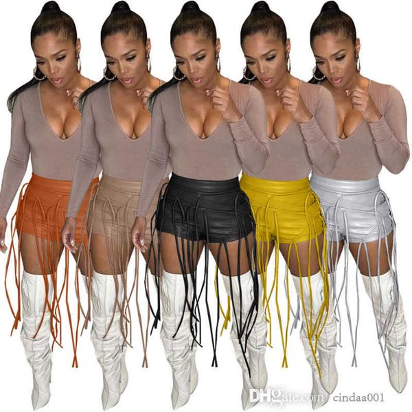 tassel pu leather short pants designer fashion leather rope woven low waist shorts 2023 summer womens clothes, White;black
tassel pu leather short pants designer fashion leather rope woven low waist shorts 2023 summer womens clothes, White;black