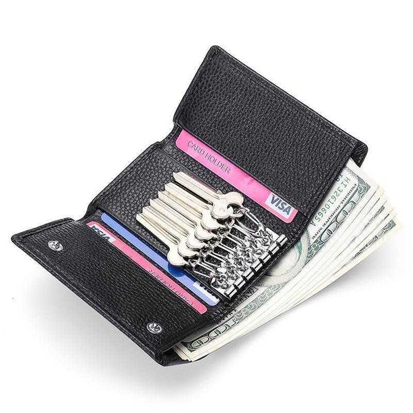 leather wallet key case multi functional womens bag short three fold coin purse with card slot, Red;black
leather wallet key case multi functional womens bag short three fold coin purse with card slot, Red;black