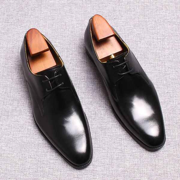big size 6- handmade mens oxford shoes genuine leather mens dress shoes classic business formal shoes for men, Black
big size 6- handmade mens oxford shoes genuine leather mens dress shoes classic business formal shoes for men, Black