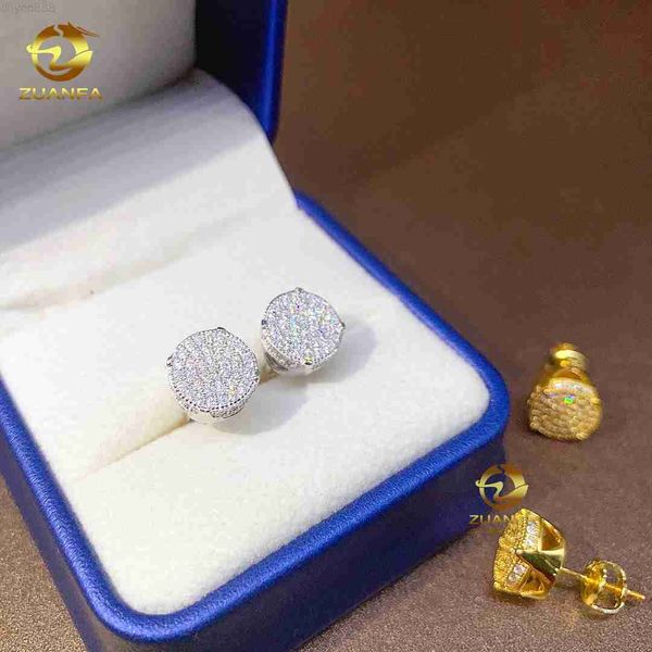 iced out round shape hip hop ear studs earrings jewelry cut inlaid stone silver gold plated mosan drill stud earrings, Golden
iced out round shape hip hop ear studs earrings jewelry cut inlaid stone silver gold plated mosan drill stud earrings, Golden