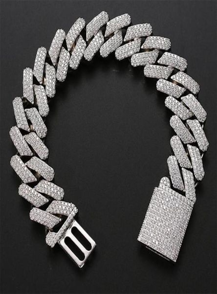 20mm diamond miami prong cuban link chain bracelets 14k white gold iced icy cubic zirconia jewelry 8inch 9inch cuban bracelet124315011163, Black
20mm diamond miami prong cuban link chain bracelets 14k white gold iced icy cubic zirconia jewelry 8inch 9inch cuban bracelet124315011163, Black