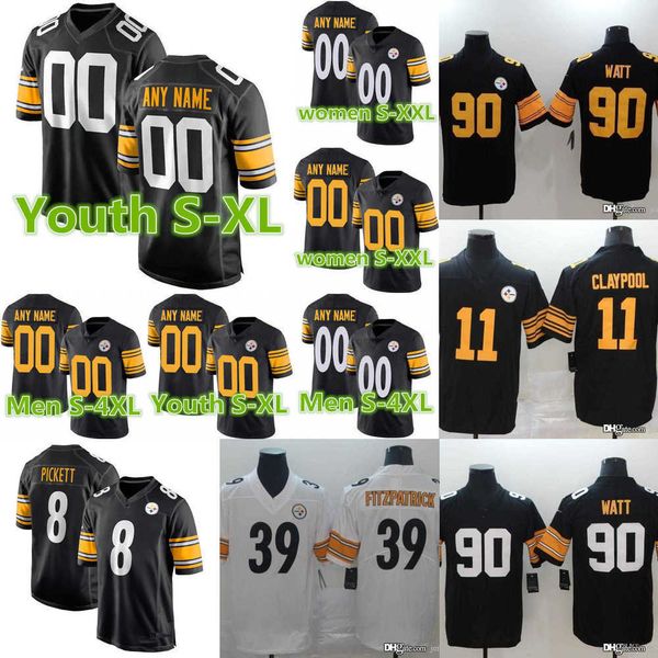 8 kenny pickett jersey pittsburgh''steelers''men women youth 7 ben roethlisberger 10 mitchell trubisky 39 minkah fitzpat, Black;red
8 kenny pickett jersey pittsburgh''steelers''men women youth 7 ben roethlisberger 10 mitchell trubisky 39 minkah fitzpat, Black;red