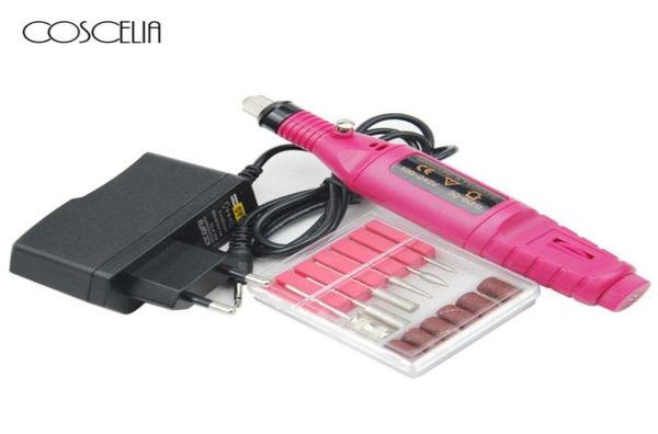 1set power professional electric manicure machine pen pedicure nail file nail tools 6 bits drill drill machine4656422, Silver
1set power professional electric manicure machine pen pedicure nail file nail tools 6 bits drill drill machine4656422, Silver