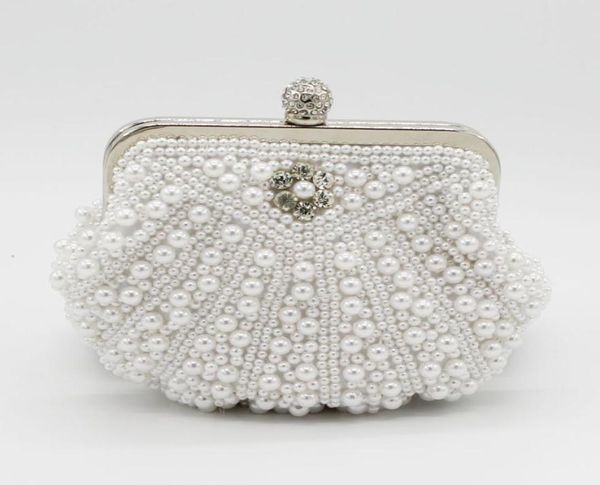 2019 shell pearls bridal hand bags one shoulder clutch beaded crystal formal evening party diner bags shell style s2877397, Black
2019 shell pearls bridal hand bags one shoulder clutch beaded crystal formal evening party diner bags shell style s2877397, Black