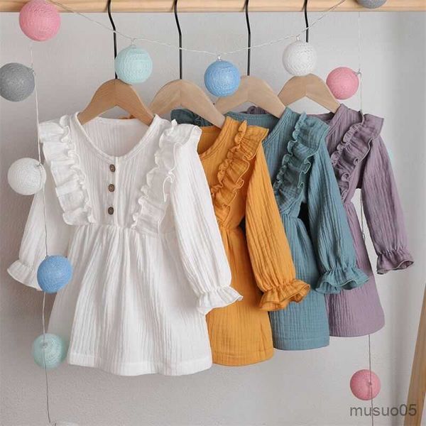 girl's dresses baby toddler kid baby girls dress vintage ruffles long sleeve dress for girls solid autumn spring children costumes, Red;yellow
girl's dresses baby toddler kid baby girls dress vintage ruffles long sleeve dress for girls solid autumn spring children costumes, Red;yellow