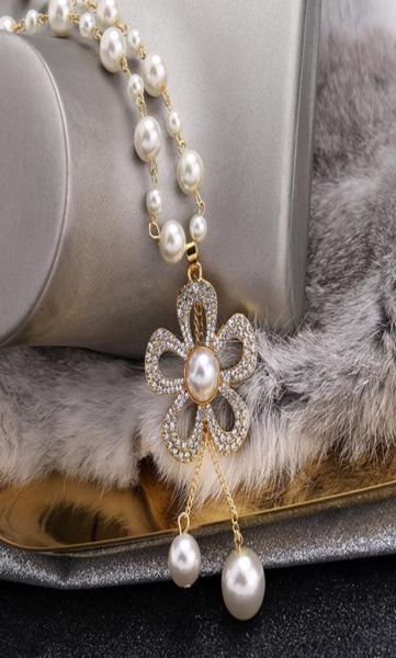 women039s long pearl necklace fashion crystal tassel pendant hanging chain autumn and winter accessories gd11507281359, Silver
women039s long pearl necklace fashion crystal tassel pendant hanging chain autumn and winter accessories gd11507281359, Silver