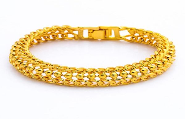 12mm beads mesh men bracelet wrist chain 18k yellow gold filled classic fashion jewelry gift7961457, Black
12mm beads mesh men bracelet wrist chain 18k yellow gold filled classic fashion jewelry gift7961457, Black
