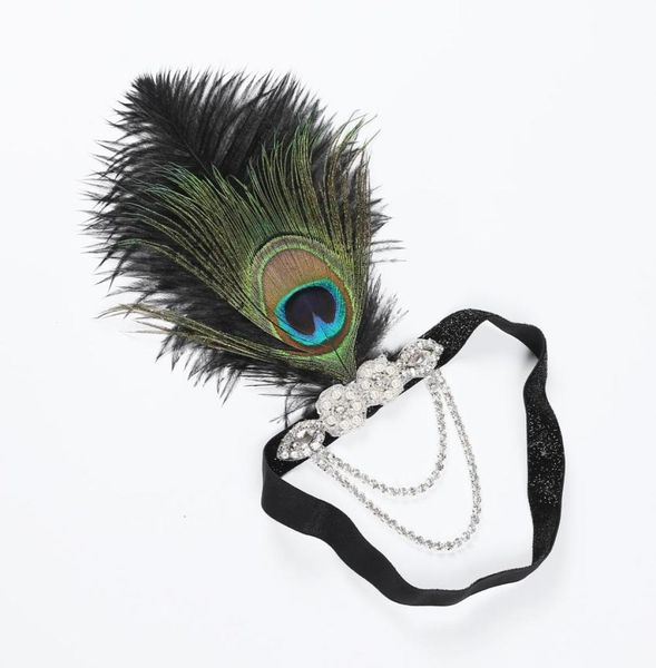 art deco 20th century peacock feather headdress gatsby feather headband5265400, Golden;silver
art deco 20th century peacock feather headdress gatsby feather headband5265400, Golden;silver