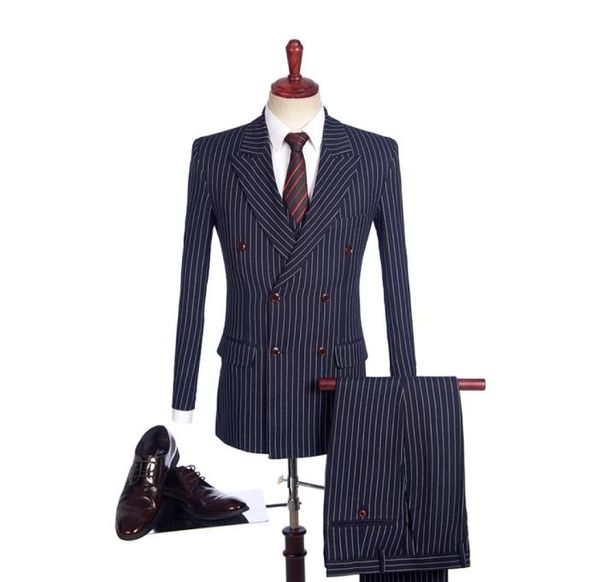 2019 latest coat pant design wool black stripe double breasted peaked lapel tuxedos men wedding suits tailor blazer groom suits6057431, Black;gray
2019 latest coat pant design wool black stripe double breasted peaked lapel tuxedos men wedding suits tailor blazer groom suits6057431, Black;gray