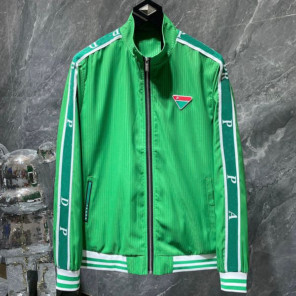 mens jackets p letter designer jackets triangle badge baseball collar jacket coat casual everything goes with it colour green, Black;brown
mens jackets p letter designer jackets triangle badge baseball collar jacket coat casual everything goes with it colour green, Black;brown