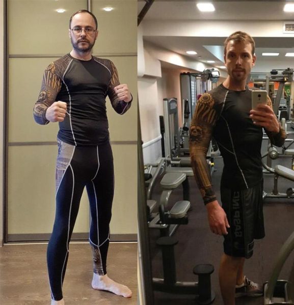 fitness clothes 2 piece tracksuit men sports tights gym running training compression clothes thermal underwear jogging suits 4xl5104429, Black;blue
fitness clothes 2 piece tracksuit men sports tights gym running training compression clothes thermal underwear jogging suits 4xl5104429, Black;blue