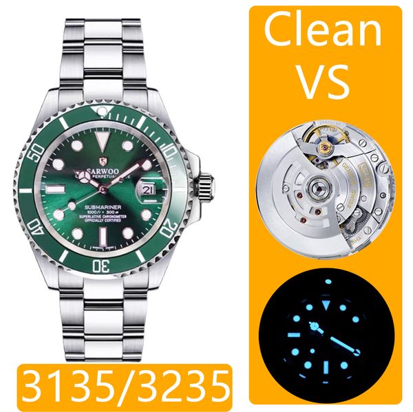 eta 3235 3135 luxury men sports automatic watch fully automatic machinery 904l stainless steel submarine automatic watch super glow 12661 11, Slivery;brown
eta 3235 3135 luxury men sports automatic watch fully automatic machinery 904l stainless steel submarine automatic watch super glow 12661 11, Slivery;brown