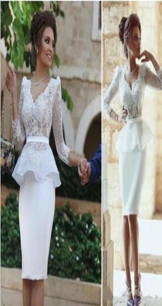 white knee length cocktail dresses peplum sheath long sleeve v neck lace short party dresses formal prom gowns women dresses for w4403263, Black
white knee length cocktail dresses peplum sheath long sleeve v neck lace short party dresses formal prom gowns women dresses for w4403263, Black
