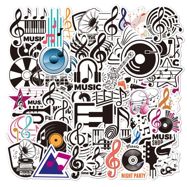 50pcs musical note stickers pack waterproof vinyl stickers non-random for car bike luggage lapskateboard scrapbook water bottle decal 
50pcs musical note stickers pack waterproof vinyl stickers non-random for car bike luggage lapskateboard scrapbook water bottle decal