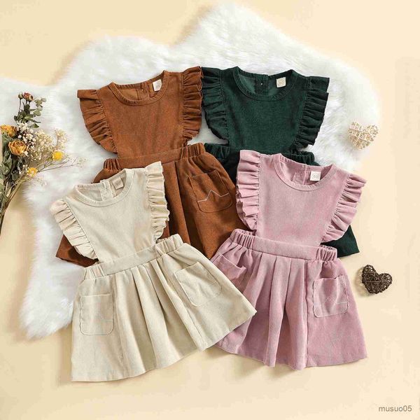 girl's dresses baby girl dress autumn spring toddler infant baby corduroy ruffle dresses for girls clothing, Red;yellow
girl's dresses baby girl dress autumn spring toddler infant baby corduroy ruffle dresses for girls clothing, Red;yellow