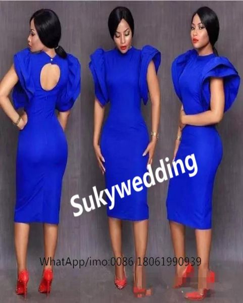 royal blue sheath cocktail dresses tea length cap sleeve women formal party dress high neck short prom gowns unique design1313398, Black
royal blue sheath cocktail dresses tea length cap sleeve women formal party dress high neck short prom gowns unique design1313398, Black