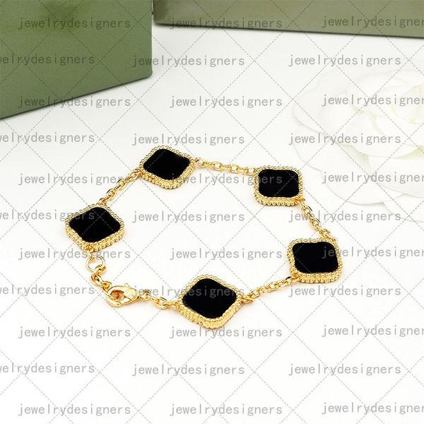 luxury clover bracelets designer fashion charms for girls women 18k gold silver black white red green luxury brand flower bracelet wedding p, Golden;silver
luxury clover bracelets designer fashion charms for girls women 18k gold silver black white red green luxury brand flower bracelet wedding p, Golden;silver