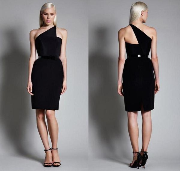 classic 2020 one shoulder knee length cocktail dresses sheath zipper back with sash black satin party gowns for women custom6196887
classic 2020 one shoulder knee length cocktail dresses sheath zipper back with sash black satin party gowns for women custom6196887