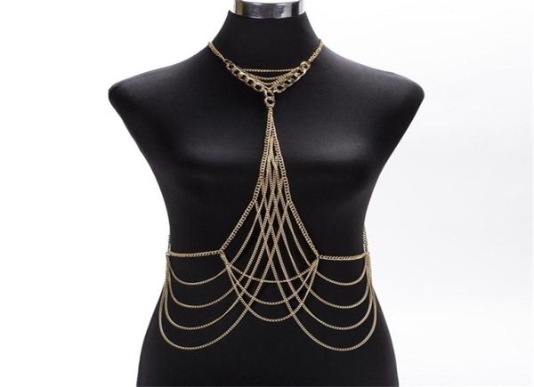 luxury fashion body waist chain gold silver color body chain bra slave harness necklace tassel waist jewelry t2005088446634
luxury fashion body waist chain gold silver color body chain bra slave harness necklace tassel waist jewelry t2005088446634