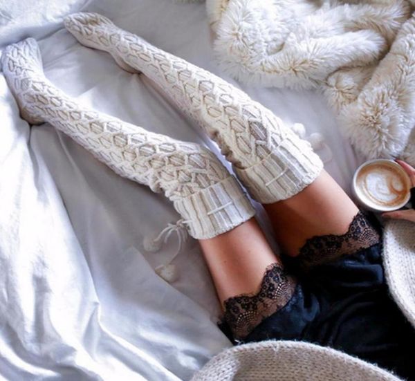double ball winter over knee socks warm thick high long cable knit wool stockings for girls ladies women christmas gifts g21712830, Red;black
double ball winter over knee socks warm thick high long cable knit wool stockings for girls ladies women christmas gifts g21712830, Red;black