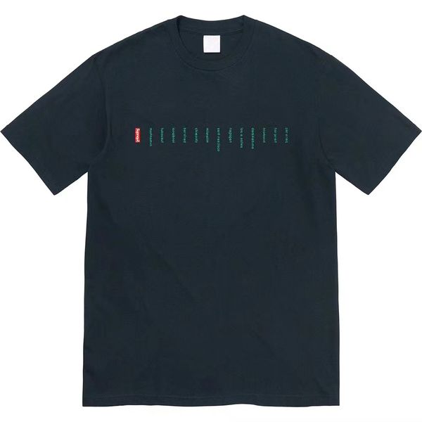 23ss new woman men's t-shirts high end classic box letter printed city name location tee summer simple breathable casual street fashion, White;black
23ss new woman men's t-shirts high end classic box letter printed city name location tee summer simple breathable casual street fashion, White;black