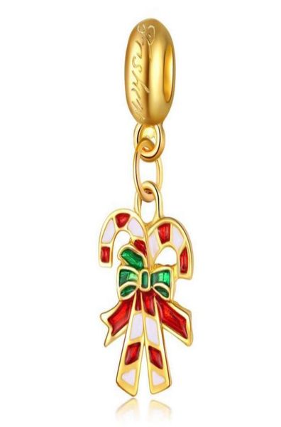 whole 20pcslot gold plated christmas cane candy design alloy metal dangle diy charms fit european bracelet necklace low pric3696010, Bronze;silver
whole 20pcslot gold plated christmas cane candy design alloy metal dangle diy charms fit european bracelet necklace low pric3696010, Bronze;silver