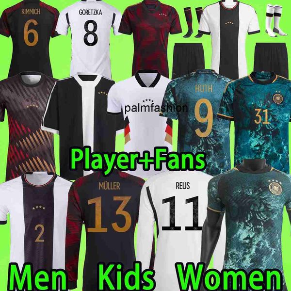 2023 germanys soccer jerseys fans player version green blue 2022 women men kids kit muller reus football shirts t fullkrug musiala gnabry 22, Black;yellow
2023 germanys soccer jerseys fans player version green blue 2022 women men kids kit muller reus football shirts t fullkrug musiala gnabry 22, Black;yellow