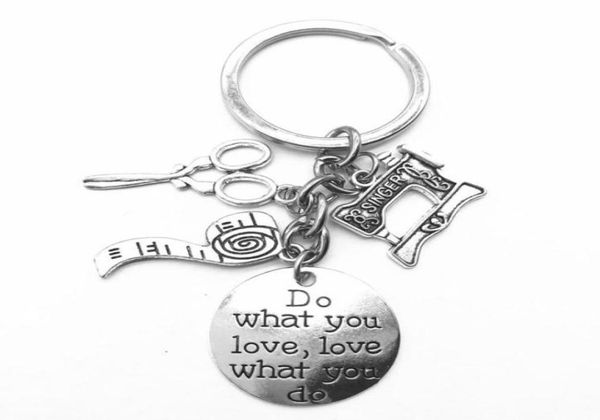 do what you love alphabet tag sewing machine scissors tape measure charm keyring designer tailor keychain creative couple jewelry 6272537, Slivery;golden
do what you love alphabet tag sewing machine scissors tape measure charm keyring designer tailor keychain creative couple jewelry 6272537, Slivery;golden