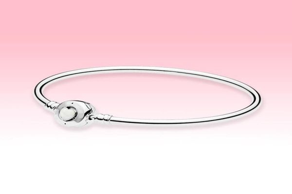 white love heart clasp bangle bracelet women girls wedding jewelry for pandora real 925 silver bracelets with original box6448091, Black
white love heart clasp bangle bracelet women girls wedding jewelry for pandora real 925 silver bracelets with original box6448091, Black