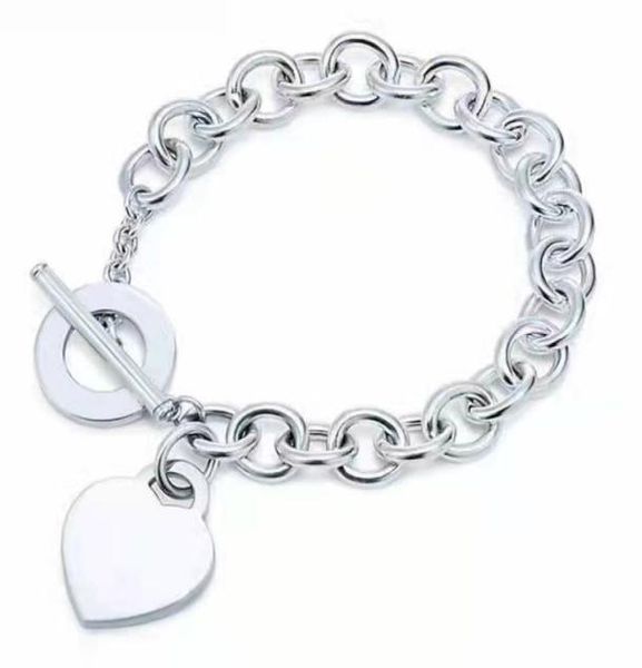 new love heart chain bracelets woman ot clasps t brand silver plated link chains valentines day lover gift fashion designer jewelr4904855, Black
new love heart chain bracelets woman ot clasps t brand silver plated link chains valentines day lover gift fashion designer jewelr4904855, Black