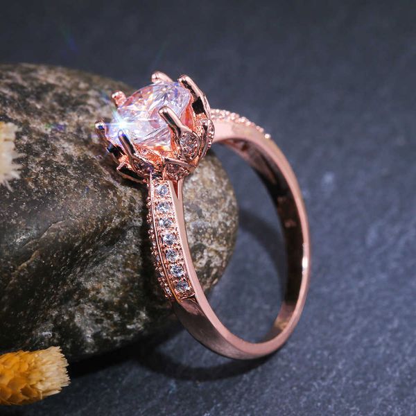 band rings huitan luxury rose gold color flower engagement ring with round zircon crystal stone dazzling proposal ring finger jewelry ring a, Silver
band rings huitan luxury rose gold color flower engagement ring with round zircon crystal stone dazzling proposal ring finger jewelry ring a, Silver