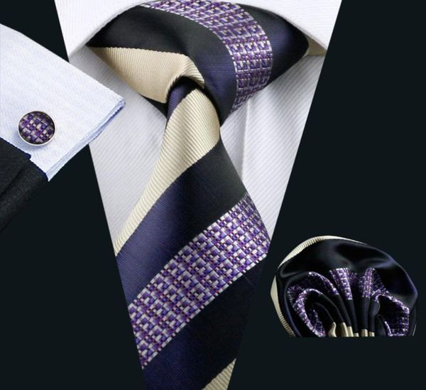 silk purple stripe tie hankerchief cufflinks set jacquard woven mens necktie set business work formal meeting leisure n05393943216, Black;blue
silk purple stripe tie hankerchief cufflinks set jacquard woven mens necktie set business work formal meeting leisure n05393943216, Black;blue