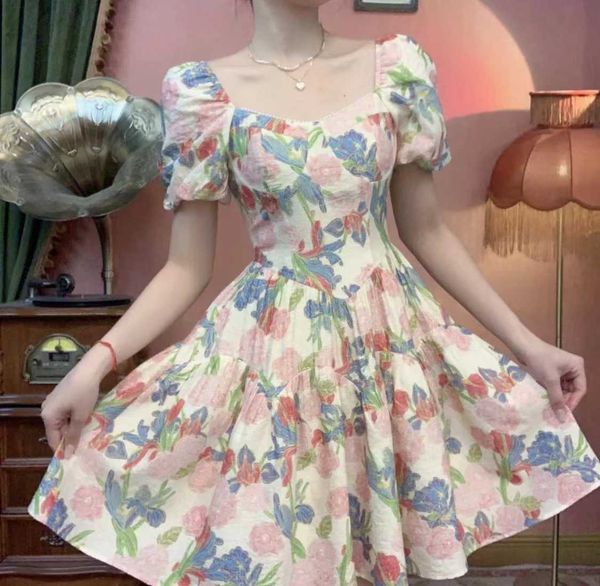 elegant women evening party dress 2023 summer casual printed floral fairy dress vintage beach lady robe femme mujer vestidos, Black;gray
elegant women evening party dress 2023 summer casual printed floral fairy dress vintage beach lady robe femme mujer vestidos, Black;gray