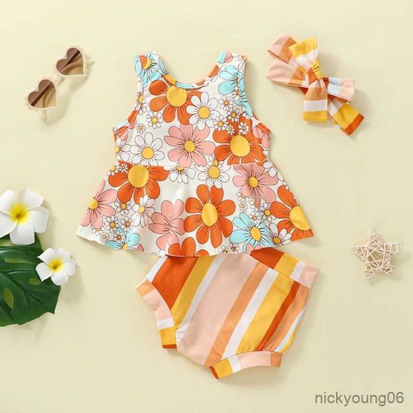 clothing sets infant baby girl floral sleeveless t-shirt tank dress shorts headband summer outfits set, White
clothing sets infant baby girl floral sleeveless t-shirt tank dress shorts headband summer outfits set, White