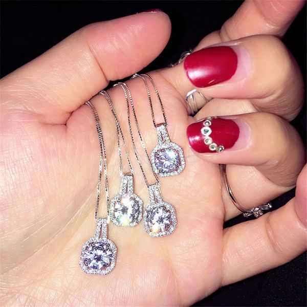 vecalon handmade pendants 925 sterling silver aaaaa zircon statement wedding pendant necklace for women bridal party jewelry
vecalon handmade pendants 925 sterling silver aaaaa zircon statement wedding pendant necklace for women bridal party jewelry