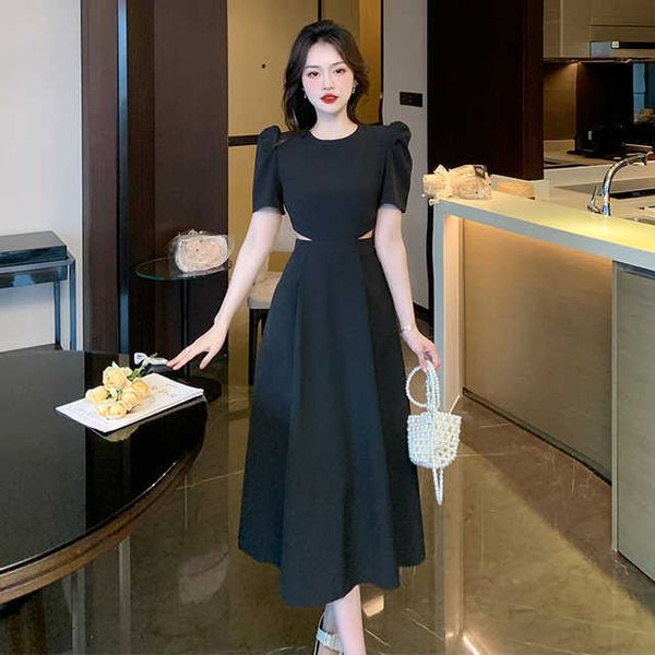 summer dress women 2023 new elegant fashion office lady midi dresses women korean streetwear puff sleeve hollow out vintage robe, Black;gray
summer dress women 2023 new elegant fashion office lady midi dresses women korean streetwear puff sleeve hollow out vintage robe, Black;gray