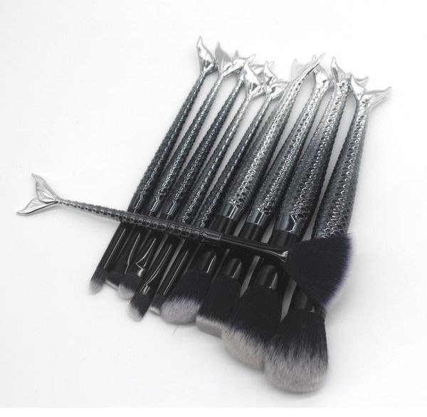 2style 10pcsset black mermaid handle makeup brushes set design blush powder eyebrow eye shadow eyeliner with pu bag8647405
2style 10pcsset black mermaid handle makeup brushes set design blush powder eyebrow eye shadow eyeliner with pu bag8647405