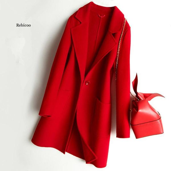 fur autumn korean slim midlength double sided cashmere wool jacket women outerwear fashion solid color big pocket wool coat female, Black
fur autumn korean slim midlength double sided cashmere wool jacket women outerwear fashion solid color big pocket wool coat female, Black