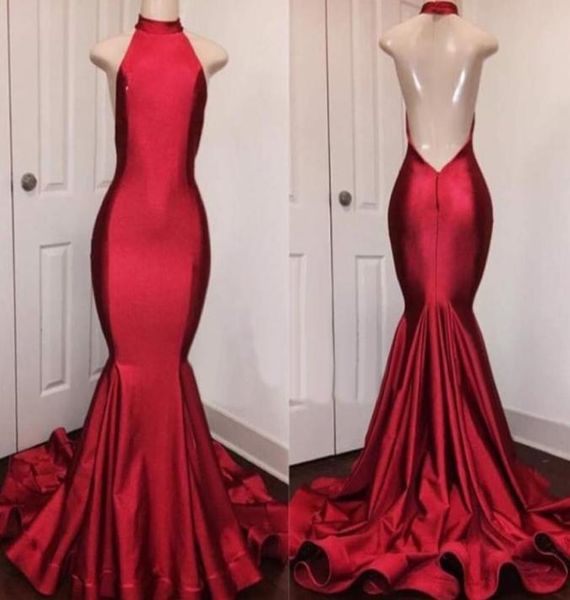 elegant red backless long evening dress halter neck mermaid sweep train prom gowns 2018 formal evening dres1464073, Black
elegant red backless long evening dress halter neck mermaid sweep train prom gowns 2018 formal evening dres1464073, Black