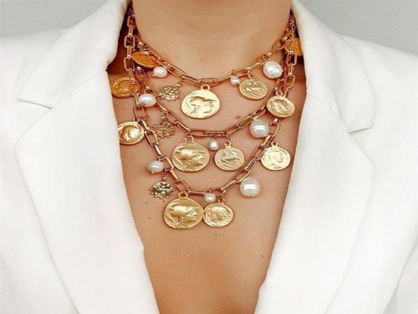 gold coin popular necklace fashion multilayered metal clavicle chain boho style tassel whole237l4107395, Silver
gold coin popular necklace fashion multilayered metal clavicle chain boho style tassel whole237l4107395, Silver
